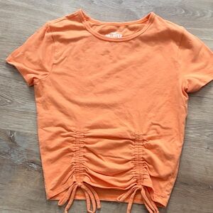 Hollister Women's Short Sleeve Orange Tee